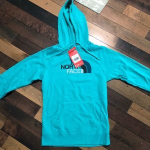 Blue north face hoodie